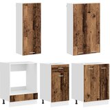  Kuhinjska jedinica LYON 5 kom. Staro drvo Konstruirano drvo | shoptok.hr