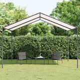 Gazebo Bijeli 4 x 4 x 2 6 m Čelik i poliester | shoptok.hr