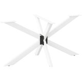  Noge blagovaonskog stola u obliku pauka, bijele, 150x78x(72-73) cm, čelik | shoptok.hr