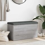  Klupa za cipele siva boja hrasta 82x42x45 cm konstruirano drvo | shoptok.hr
