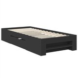  Krevetna konstrukcija Crna 80 x 200 cm Konstruirano drvo | shoptok.hr