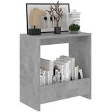  Bočni stolić siva boja betona 50 x 26 x 50 cm konstruirano drvo | Eponuda.com