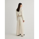 Reserved - LADIES` TROUSERS - krem | shoptok.hr
