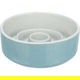 Hranilica za pse Trixie Slow Feeding Plava Siva Ø 17 cm 900 ml | shoptok.hr
