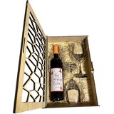 Erdevik Tri Crvene Koze Gift Box 2 čaše - model saće Cene