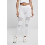 Urban Classics Ladies Tech Mesh Leggings White Cene