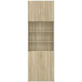  Visoka komoda boja hrasta 80x42 5x249 cm od konstruiranog drva | shoptok.hr