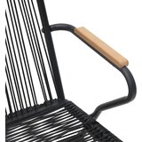  Vrtne stolice 2 kom crne 58 x 59 x 85,5 cm od PVC ratana | shoptok.hr