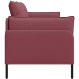 SOFA za dvije osobe Vinska crvena 188 x 81 x 89 cm Tkanina Slike