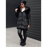 DStreet Kurtka damska zimowa FROSTYFIT pikowana z kapturem czarna | shoptok.hr