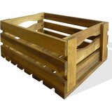 vidaXL Komplet zabojev za jabolka 2 kosa trdni akacijev les | Shoptok.si