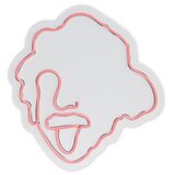 WALLXPERT dekorativna plastična led rasveta einstein pink | ePonuda.com