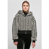 UC Ladies Ladies Short Oversized AOP Sherpa Jacket blackhoundstooth | shoptok.hr