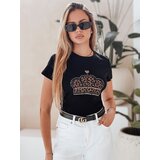DStreet T-shirt damski z koroną BLINGESSO czarny | ePonuda.com