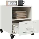  Noćni ormarići 2 kom bijeli 36x39x43,5 cm čelični | Eponuda.com