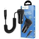 hoco. Auto punjač za Lightning kabelom, 1 x USB, 2.4 A max. - Z21A Ascender Lightning | Eponuda.ba