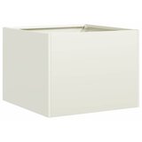 Maison Chic Cvetlično korito - Cvetlični Lonec belo 40x40x30 cm jeklo, (21789305) | Shoptok.si