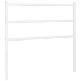 Maison Chic kovinsko posteljno vzglavje - vzglavna omarica - nočna omarica belo 107 cm, (21704677) Cene