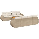  9-dijelni set vrtnih sofa s jastucima od poliratana | shoptok.hr