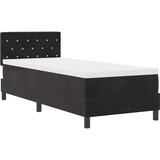 vidaXL spring krevet s uzglavljem Crna 80 x 200 cm Baršun | shoptok.hr