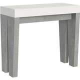 Ityhome 90 x 77 konzolna miza bela/siva, (20847828) Cene