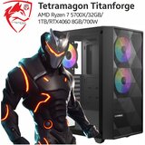 TETRAMAGON Racunar Titanforge AMD Ryzen 7 5700X/32GB/1TB/RTX4060 8GB/700W, Crni Cene