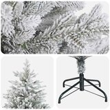  Umjetno božićno drvce s nogom 120 cm PVC i metal | shoptok.hr