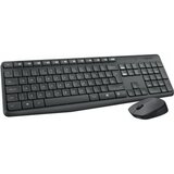 Logitech MK235 Bežična tastatura i miš, QWERTY standard, crna Cijene