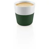 Eva Solo Zelene in bele porcelanaste skodelice za espresso v kompletu 2 po 80 ml -