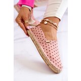 Kesi Dámské módní espadrilky Polka Dots Big Star - růžové | Shoptok.si