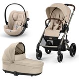 Cybex Voziček 3v1 Balios bundle S set almond beige Cene