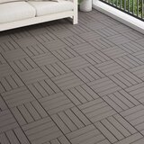  Pločice za decking 3D Dizajn 11 pcs Tamno smeđa 30 x 30 cm | shoptok.hr