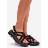 Boto Women's platform sandals with straps black Filamira | shoptok.hr