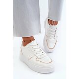 Kesi Women's Platform Sneakers White Tessama Cene