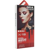 Ofia handsfree slu&amp;scaron;alice univerzalne 3.5mm X-19 bele Slike