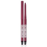 Maybelline Tattoo Liner Automatic Gel Pencil vodoodporna svinčnik za oči 0.73 g Odtenek 050 burgundy break | Shoptok.si