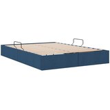  Otomanski krevet s pohranom Plava 140 x 200 cm tkanina | shoptok.hr