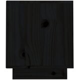 TV ormarić crni 70 x 34 x 40 cm od masivne borovine | shoptok.hr