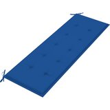  Klupa Batavia s kraljevskoplavim jastukom 150 cm od tikovine | Eponuda.com
