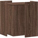  Kutija z mačji pijesak boja hrasta 42x42x51cm konstruirano drvo | shoptok.hr