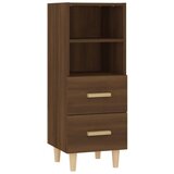 The Living Store Komoda rjavi hrast 34,5x34x90 cm konstruiran les - Komoda, (21503210) | Shoptok.si