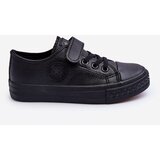 EVENTO PE1 Kids Leather Lace-up Sneakers Black Delmara | Eponuda.ba