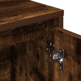 vidaXL Knjižna omara dimljeni hrast 89x24x101,5 cm inženirski les | Shoptok.si