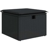  9-dijelni set vrtnih sofa s jastucima crni od poliratana | shoptok.hr