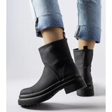 Gemre Black insulated rubber ankle boots Clotilde | shoptok.hr