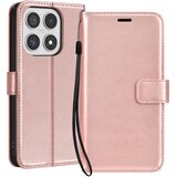 Oem Mayaxess, Denarnica etui Xiaomi 17 z zapestnim trakom in oporo, Šampanjec roza, (5000274624) | Shoptok.si