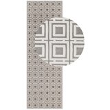 Elle Decoration Siv/kremno bel tekač 80x240 cm Perles Howlite – | Shoptok.si