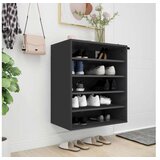  Ormarić za cipele crni 60 x 35 x 70 cm od iverice | shoptok.hr
