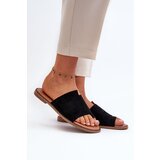 Kesi Women's Black Amite Suede Slippers Cijene