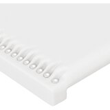  LED uzglavlje bijelo 103x16x118/128 cm od umjetne kože | shoptok.hr